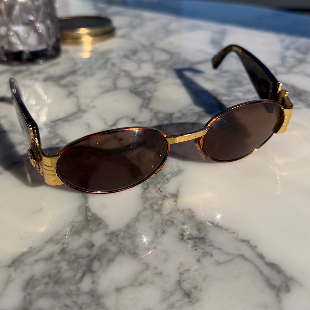 Vintage Versace Sunglasses S72 07M Rare 1990s Gianni Versace